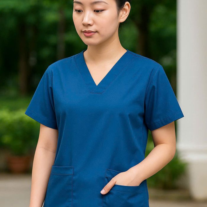 Ao scrub xanh duong Ao scrub xanh duong