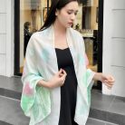 Khăn dài lụa vẽ tay tơ tằm