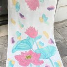 Khăn dài vẽ tay lụa tơ tằm dài