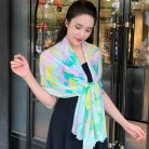 Khăn lụa tơ tằm vẽ tay