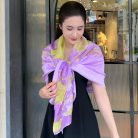 Khăn lụa tơ tằm vẽ tay