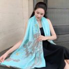 Khăn lụa tơ tằm vẽ tay
