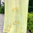 Khăn lụa tơ tằm vẽ tay hoa