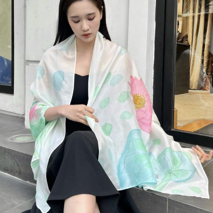 Khăn vẽ tay dài Khăn vẽ tay dài