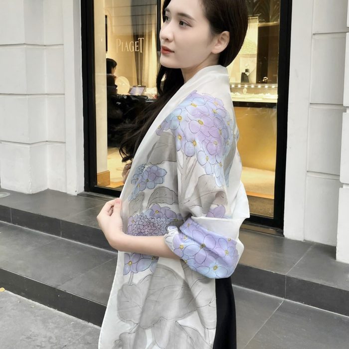 khăn dài vẽ tay khăn dài vẽ tay