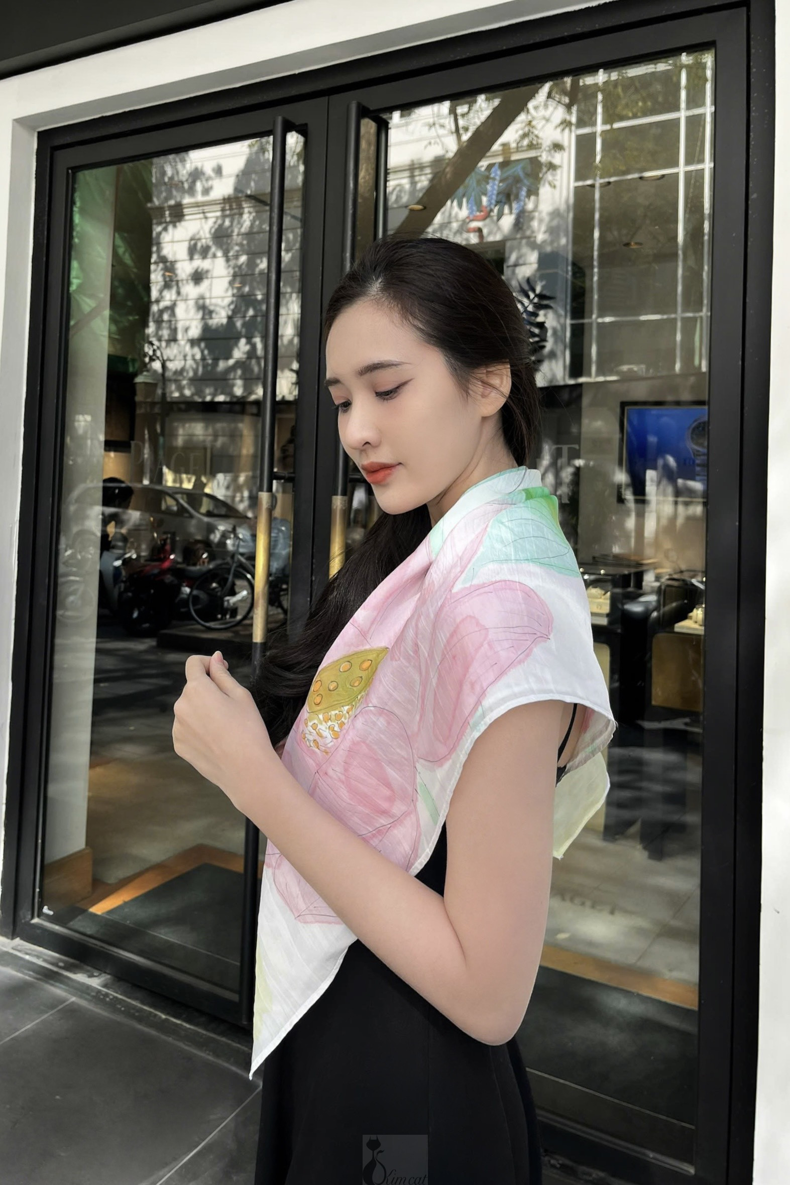 khăn lụa tơ tằm