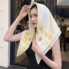 khăn lụa vẽ tay