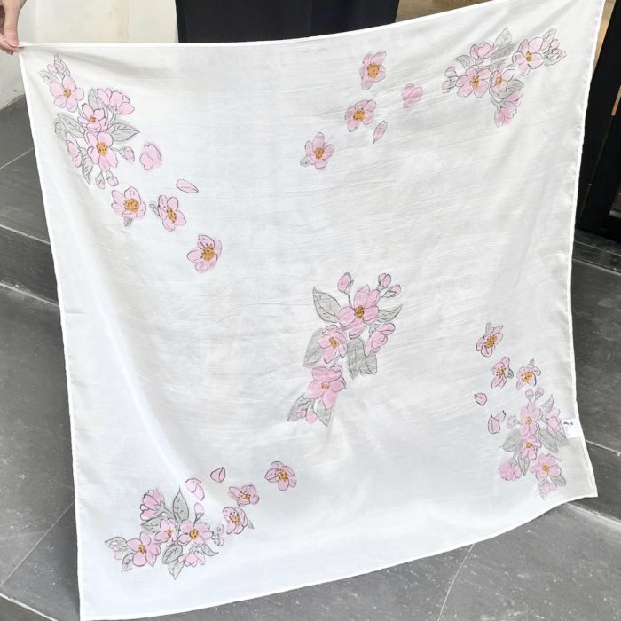 khăn lụa vẽ tay khăn lụa vẽ tay