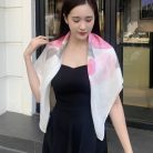 khăn lụa vuông vẽ