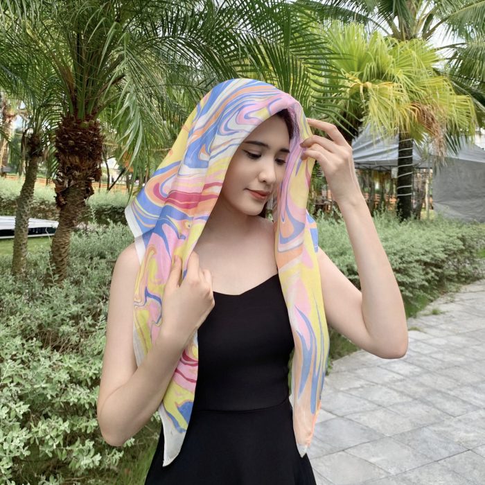 KHĂN LỤA NHUỘM THỦY ẤN KHĂN LỤA NHUỘM THỦY ẤN