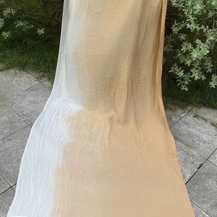 KHĂN LỤA NHUỘM TỰ NHIÊN CÂY DỪA