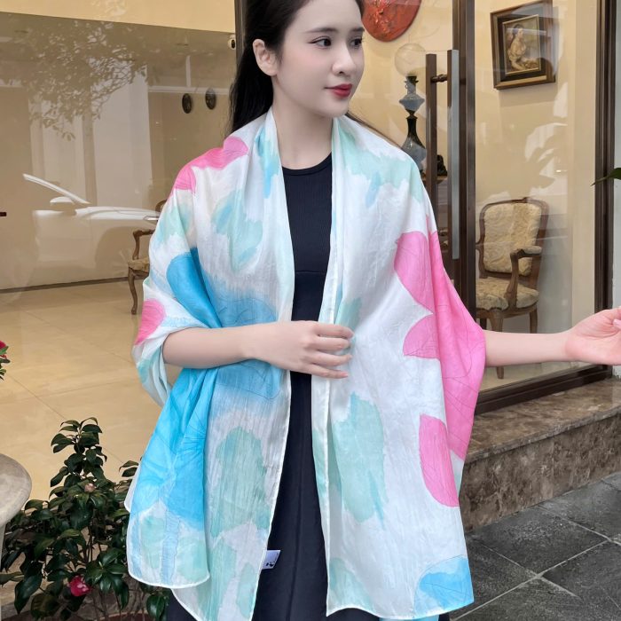 Khăn lụa tơ tằm dài