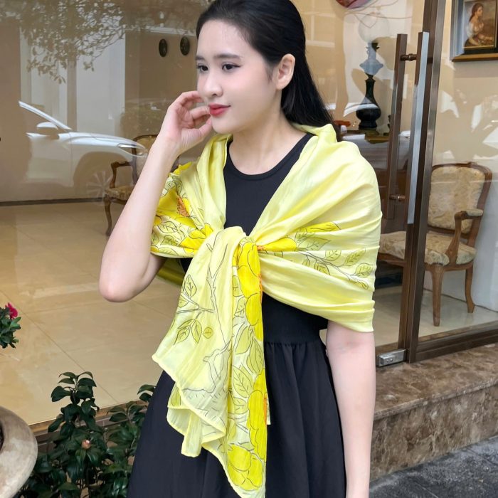 Khăn lụa tơ tằm dài