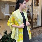 Khăn lụa tơ tằm vẽ tay