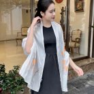 Khăn lụa tơ tằm vẽ tay