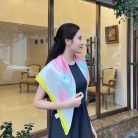 Khăn lụa tơ tằm vẽ tay thủ công